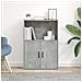 Libreria Grigio Cemento 60x24x85 Cm In Legno Multistrato - Foto miniatura 3
