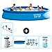 Piscina Fuori Terra - In Giro - 457x84 Cm - Blu - Include Accessori Coordinati A1170 - Foto miniatura 1