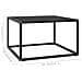 Tavolino Da Salotto Nero Con Vetro Nero 60x60x35 Cm - Foto miniatura 5