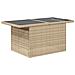 Set di Sofà da Giardino 9 Pezzi con Cuscini Beige Rattan Sintetico - Foto miniatura 6