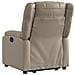 Poltrona Alzapersona Reclinante Elettrica Cappuccino Similpelle - Foto miniatura 4