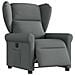 Poltrona Elettrica Reclinabile Grigio Scuro in Tessuto - Foto miniatura 1