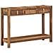 Tavolo Consolle 107x33x76 cm Legno Massello di Recupero - Foto miniatura 2