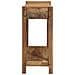 Tavolo Consolle 107x33x76 cm Legno Massello di Recupero - Foto miniatura 5