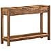 Tavolo Consolle 107x33x76 cm Legno Massello di Recupero - Foto miniatura 6