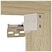 Set Mobili da Bagno 3 pz Rovere Sonoma in Legno Multistrato - Foto miniatura 9