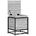 Contenitore con Coperchio Grigio Sonoma 40x40x51,5cm Truciolato - Foto miniatura 7