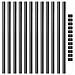Pali per Recinzione 12 pcs Grigio 120 cm - Foto miniatura 4