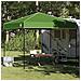 Tenda Aggiuntiva Pop-Up Verde 250 x 250 cm Tessuto - Foto miniatura 2
