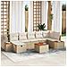 Set Divano da Giardino 8 pcs Beige 55 x 62 x 69 cm Poly Rattan - Foto miniatura 2