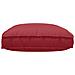 Cuscino per seduta pallet Rosso Vino 120 x 80 x 12 cm - Foto miniatura 3