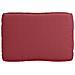 Cuscino per seduta pallet Rosso Vino 120 x 80 x 12 cm - Foto miniatura 4