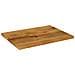 Piano per Tavolo 80x50x2,5 cm Rettangolare Legno Massello Mango - Foto miniatura 2