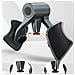 Allenatore Muscoli Pc A Resistenza Regolabile | Dispositivo Per Esercizi Di Kegel Per Rorzo Pavimento Pelvico Black - Foto miniatura 4