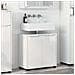 Mobile per lavabo da bagno Bianco Lucido 60 x 30 x 60 cm - Foto miniatura 2