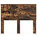 Testiera con testiera Rovere fumé 135 cm Legno multistrato - Foto miniatura 4