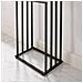 Portasciugamani Valora a 4 ripiani in acciaio nero, autoportante, 4 ripiani - Foto miniatura 5
