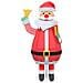 Babbo Natale di Natale Bianco caldo 100 x 180 cm Tessuto - Foto miniatura 5
