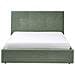 Letto Contenitore Bouclé Lorient 160 X 200 Cm Verde - Foto miniatura 6