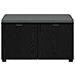 Panca per ingresso con cuscino Rovere Nero 80 x 38 x 46 cm - Foto miniatura 6