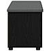 Panca per ingresso con cuscino Rovere Nero 80 x 38 x 46 cm - Foto miniatura 7