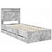 Struttura del letto con cassetto Grigio cemento 90 x 190 cm - Foto miniatura 4