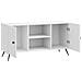Mobile TV Bianco Lucido 102 x 34,5 x 50 cm Legno ingegnerizzato - Foto miniatura 3