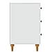 Armadio da Notte Bianco 43x 41 x 66,5 cm Legno ingegnerizzato - Foto miniatura 5