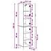 Set di armadi 2 pcs Legno antico 33 x 34,5 x 89,5 cm - Foto miniatura 8