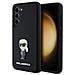 Samsung Galaxy S23+ - Custodia In Silicone Nera Ikonik Metal Pin Di Karl Lagerfeld - Foto miniatura 2