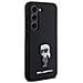 Samsung Galaxy S23+ - Custodia In Silicone Nera Ikonik Metal Pin Di Karl Lagerfeld - Foto miniatura 3