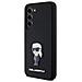 Samsung Galaxy S23+ - Custodia In Silicone Nera Ikonik Metal Pin Di Karl Lagerfeld - Foto miniatura 4