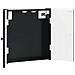 Armadio per Dartboard BREDA Nero 52,5 x 10,5 x 53,5 cm - Foto miniatura 3