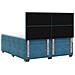 Letto box spring con materasso Blu 140 x 200 cm Velluto - Foto miniatura 8