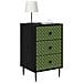 Armadio da Notte GELEEN 2 pz Rovere Nero 36 x 33 x 61 cm - Foto miniatura 3