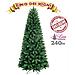 Albero Di Natale SLIM Pino Dei Sogni Altezza 240 cm 1125 Rami - Foto miniatura 1