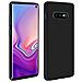 Cover Galaxy S10e Protezione Silicone Morbido Antishock Nero - Foto miniatura 1