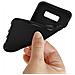 Cover Galaxy S10e Protezione Silicone Morbido Antishock Nero - Foto miniatura 3