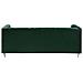 Divano 3 Posti In Tessuto Vellutato Verde Arvika - Foto miniatura 14