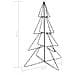 Albero di Natale a Cono 240 LED per Interni Esterni 115x150 cm - Foto miniatura 4