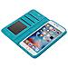 Wallet Folio Case, Cover A Libro - Apple Iphone 6 Plus / 6s Plus - Turchese - Foto miniatura 3