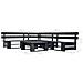 Set Divani Da Giardino Su Pallet 4pz Nero In Legno Fsc - Foto miniatura 3