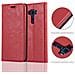Custodia Compatibile Con Asus Zenfone 3 In Rosso Mela - Coperchio Protettiva Con Chiusura Magnetica, Funzione Stand E Tasca Per Le Carte - Foto miniatura 10