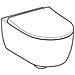 Wc Sospeso   Serie Icon Rimfree - Bianco Con Sedile Avvolgente Rallentato A Magazzino - Foto miniatura 5