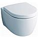 Wc Sospeso   Serie Icon Rimfree - Bianco Con Sedile Avvolgente Rallentato A Magazzino - Foto miniatura 7