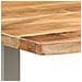 Tavolo Da Pranzo 118x58x76 Cm In Legno Massello Di Acacia - Foto miniatura 5