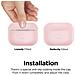 Custodia Protettiva Per Airpod Pro Silicone Rosa - Foto miniatura 10
