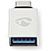 CCTB60915AL cavo di interfaccia e adattatore USB-C Male USB A Female Alluminio - Foto miniatura 3