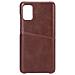 Cover Cellulare Marrone Con Tasca Portacarte Samsung Galaxy A41 - Foto miniatura 1