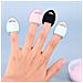 Confezione Da 5 Spugnette Per Trucco Finger Puff Black - Foto miniatura 6